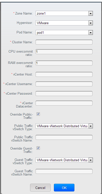 dvSwitchConfig.png: Configuring dvSwitch