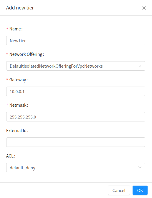 adding a tier to a vpc.